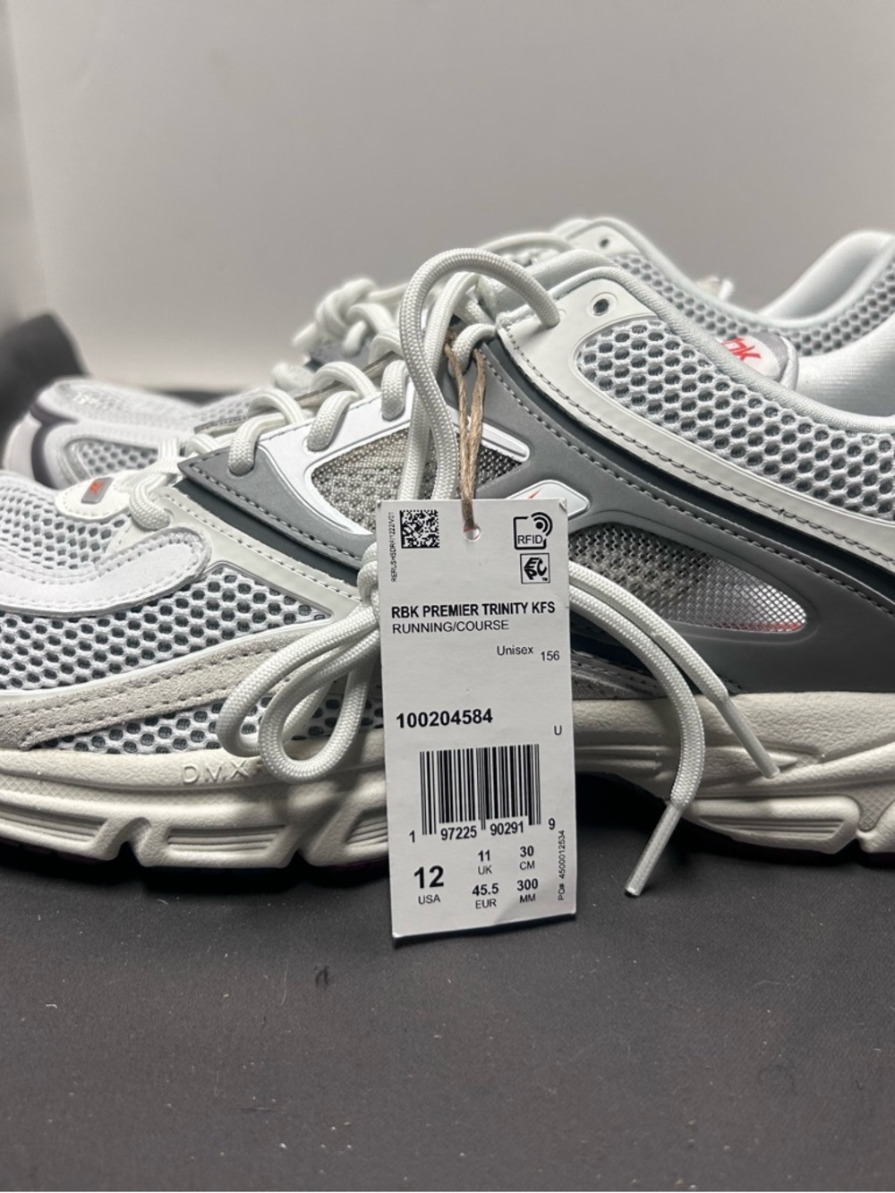Size 13,12, Reebok Premier Trinity KFS Running/course DMX Ride - Picture 8 of 8